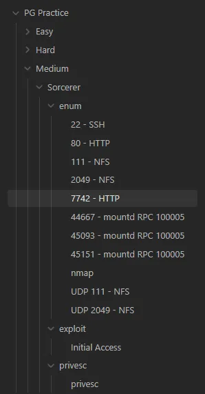 Obsidian PG Practice