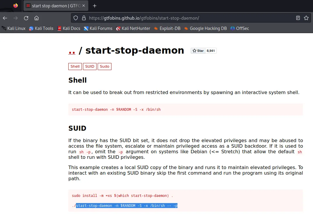 Obsidian PG GTFObins